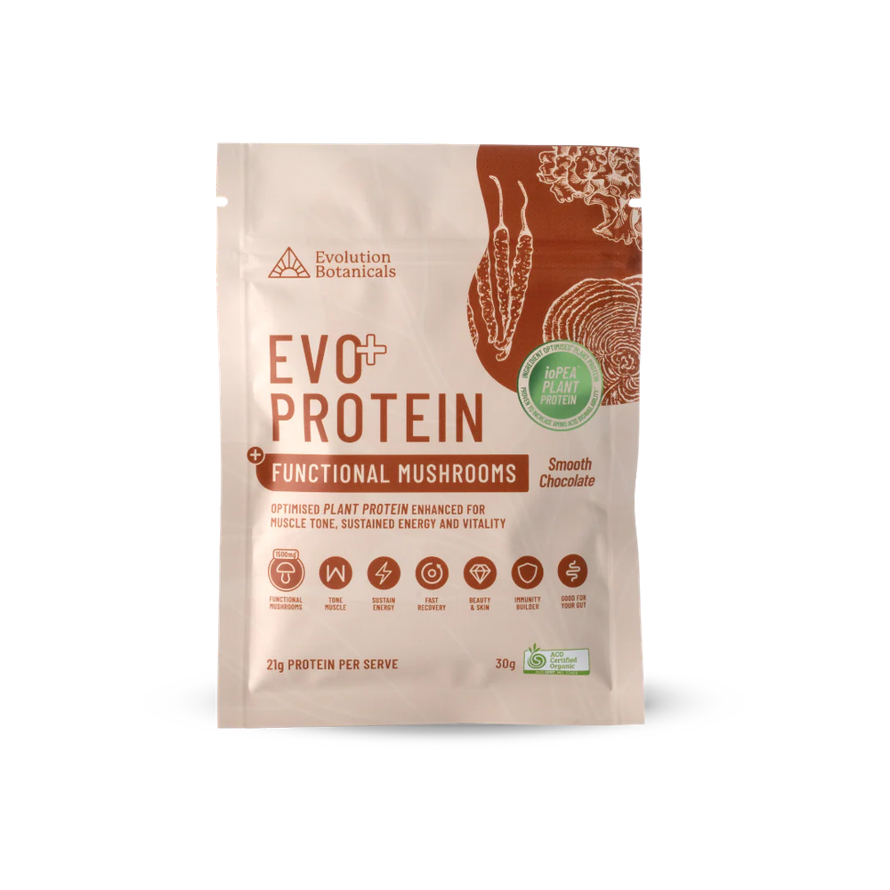 Evolution Botanicals Evo Protein + Functional Mushrooms  (30g Sachet)
