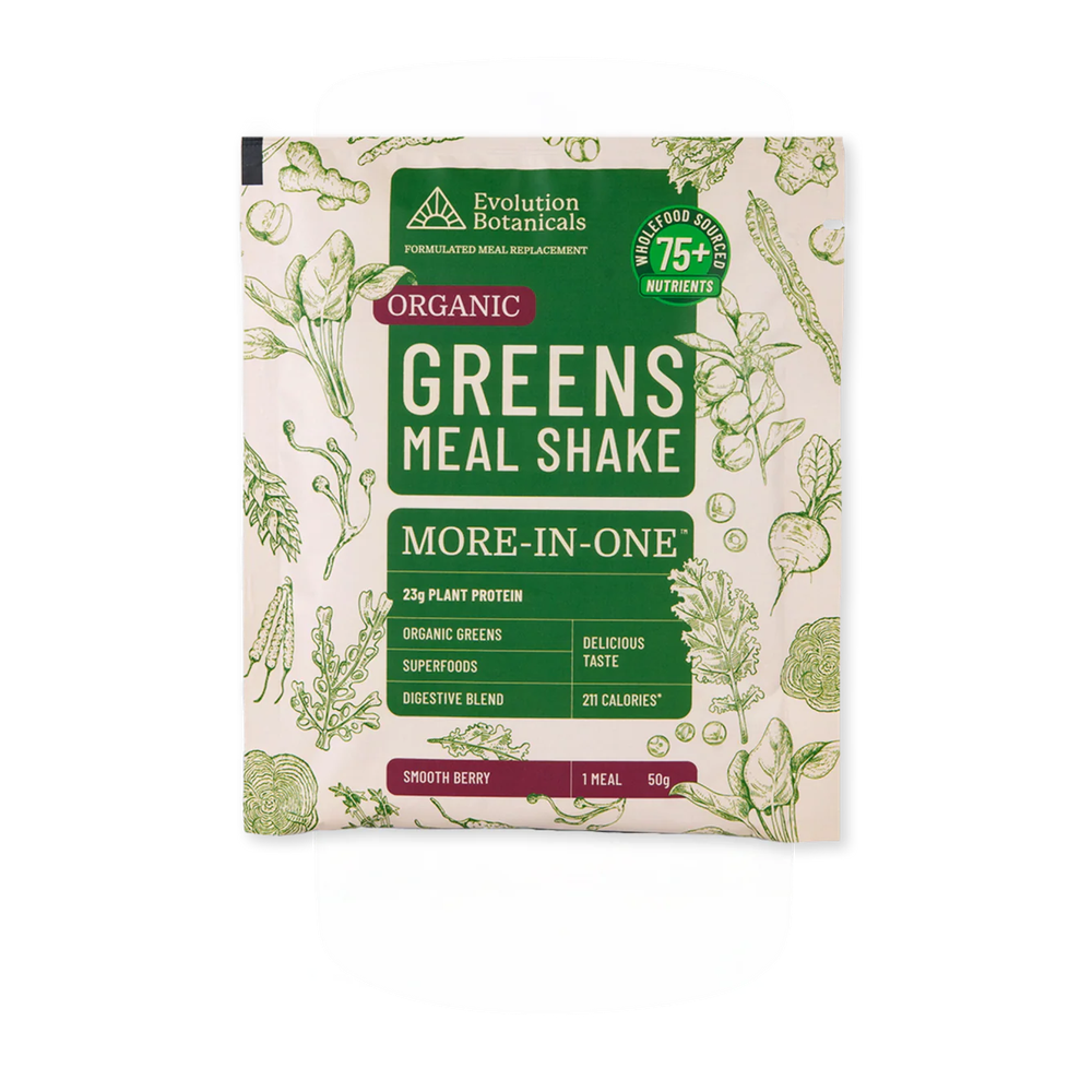 Evolution Botanicals Organic Greens Meal Shake (50g Sachet)