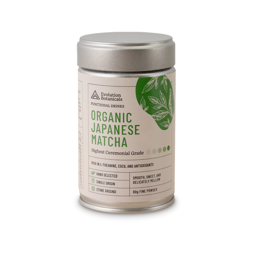 Evolution Botanicals Organic Japanese Matcha Highest Ceremonial Grade