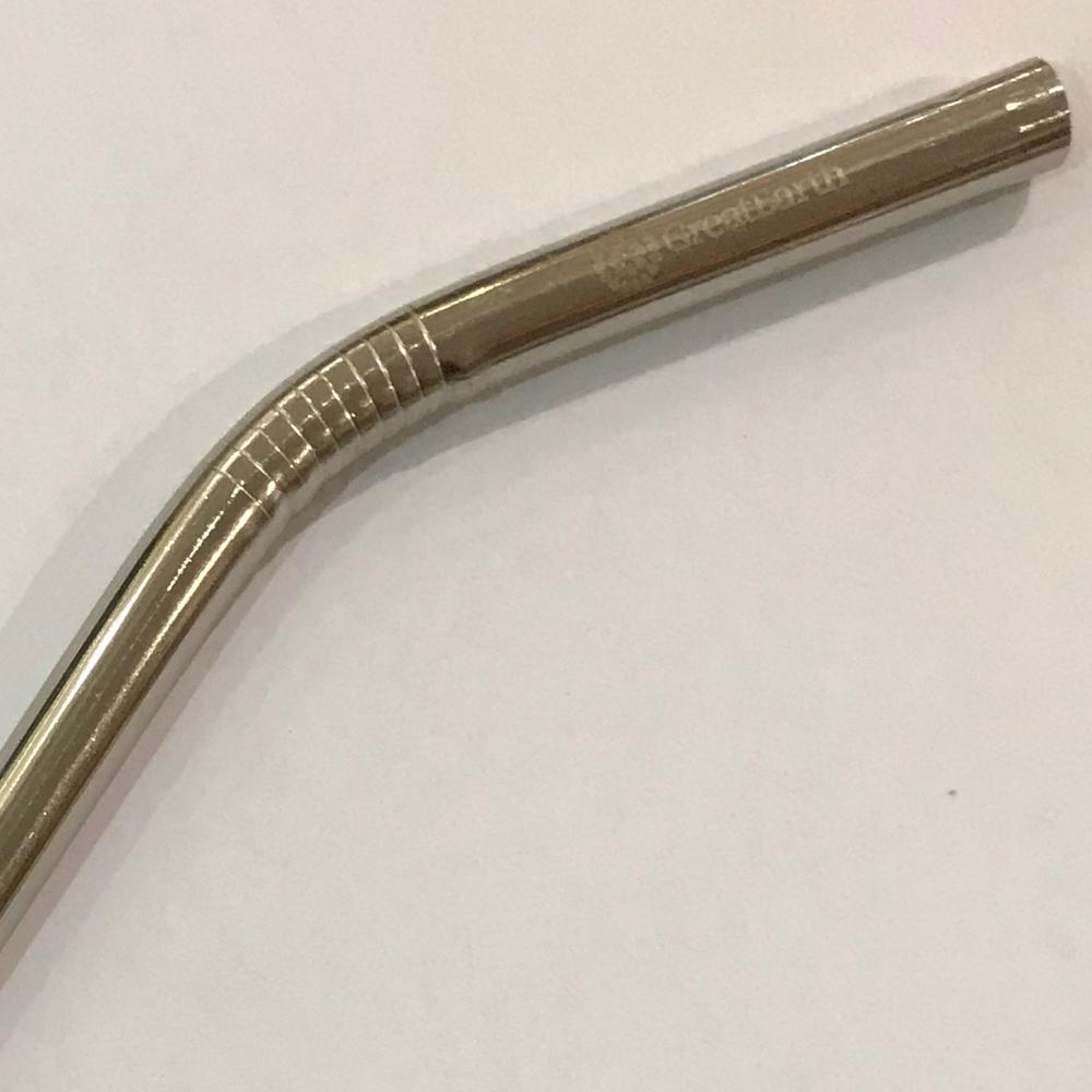 GE 8mm Steel Straw Bent