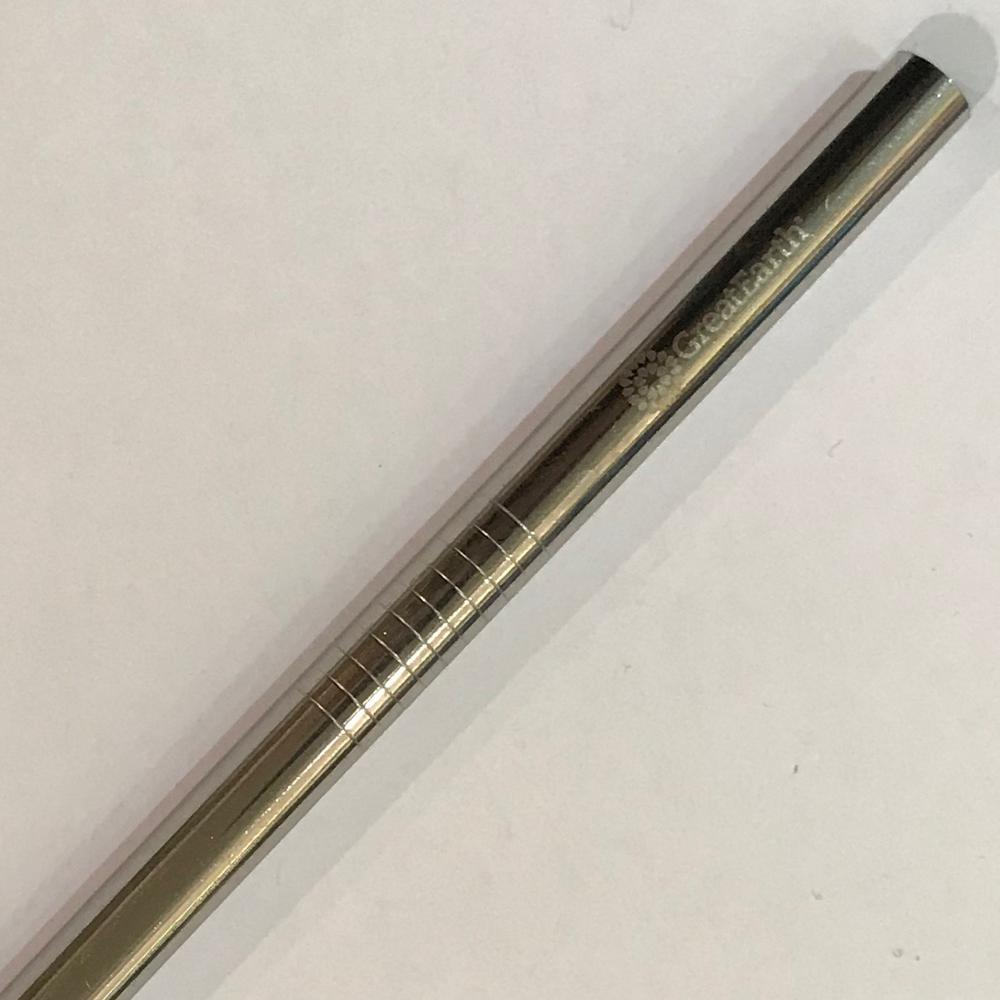 GE 8mm Steel Straw Straight