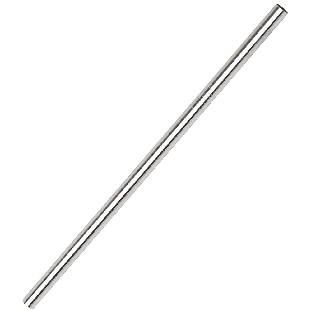 GE 8mm Steel Straw Straight