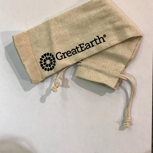 GE Cotton & Linen Straw Pouch