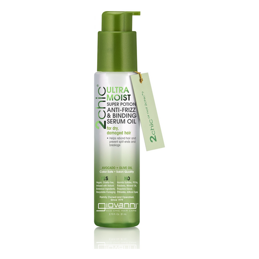 Giovanni Anti-Frizz Serum - 2chic Ultra-Moist (Dry, Damaged Hair) 81mL