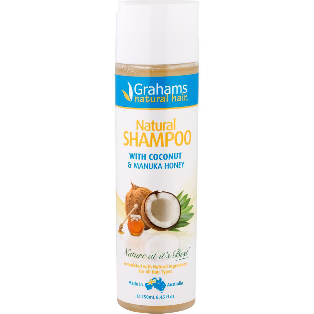 Grahams Natural Natural Shampoo with Coconut & Manuka Honey (All Hair Types)