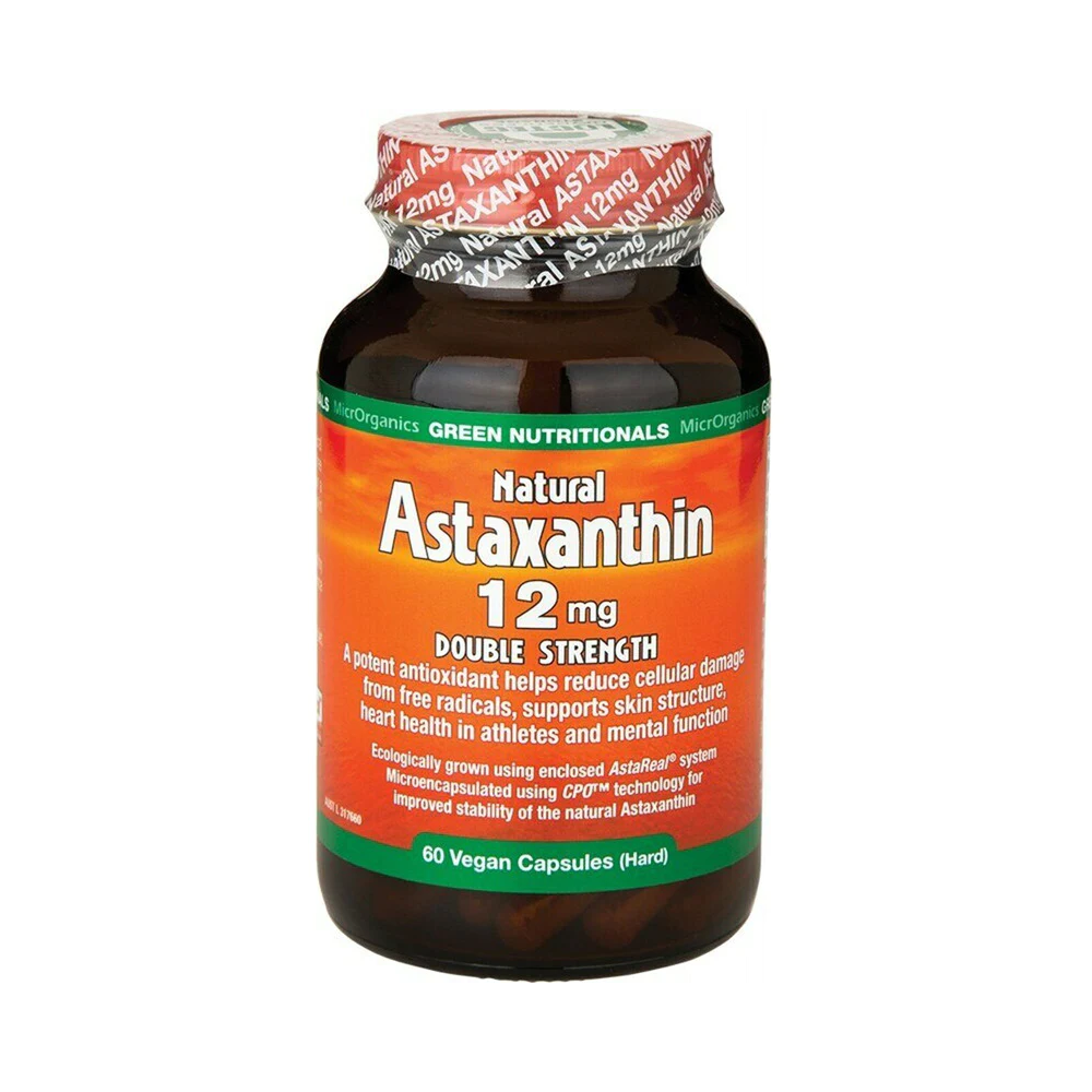 Green Nutritionals Hawaiian Natural Astaxanthin 12mg