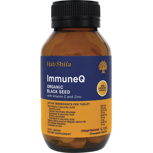 Hab Shifa ImmuneQ Organic Black Seed with Vitamin C & Zinc