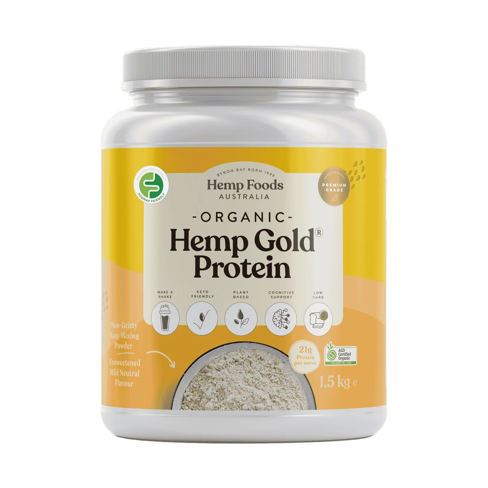 Hemp foods Australia Organic Hemp Gold Protein Contains Omega 3, 6 & 9