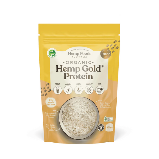 Hemp foods Australia Organic Hemp Gold Protein Contains Omega 3, 6 & 9