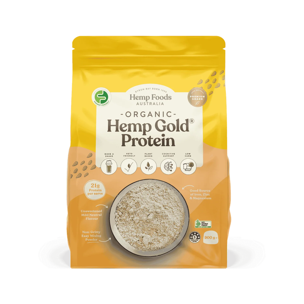 Hemp foods Australia Organic Hemp Gold Protein Contains Omega 3, 6 & 9