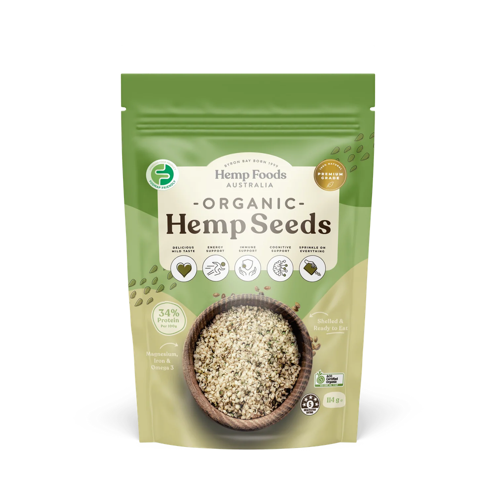 Hemp foods Australia Organic Hemp Seeds Hulled