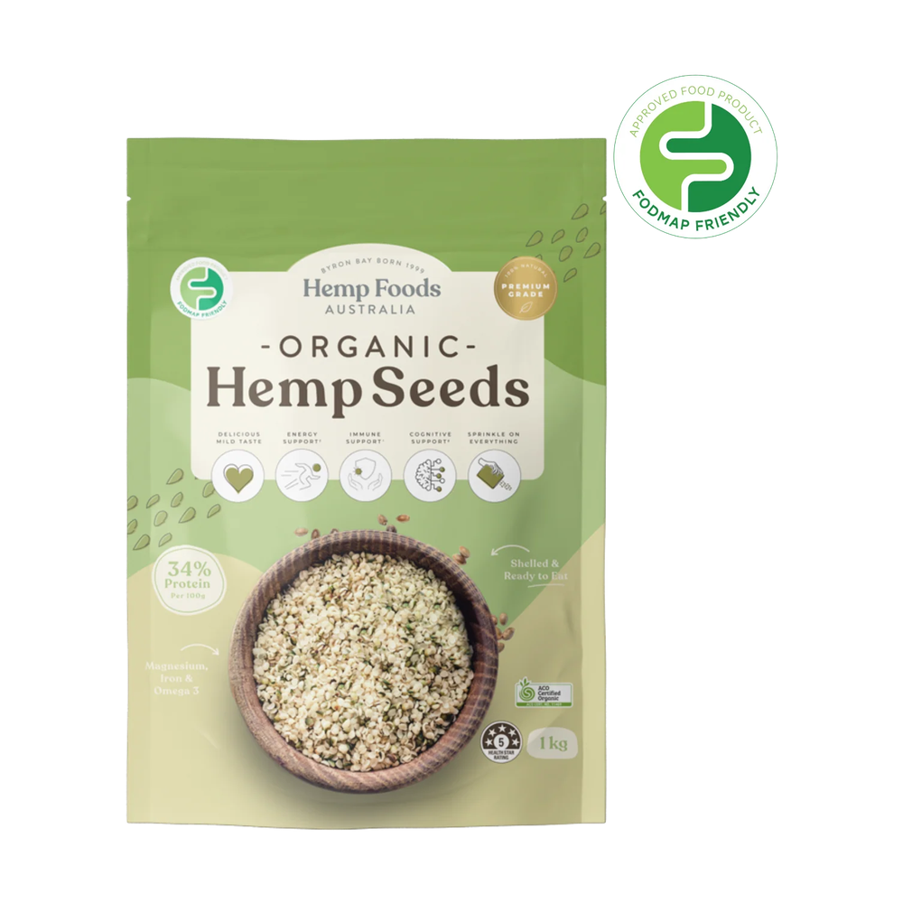 Hemp foods Australia Organic Hemp Seeds Hulled
