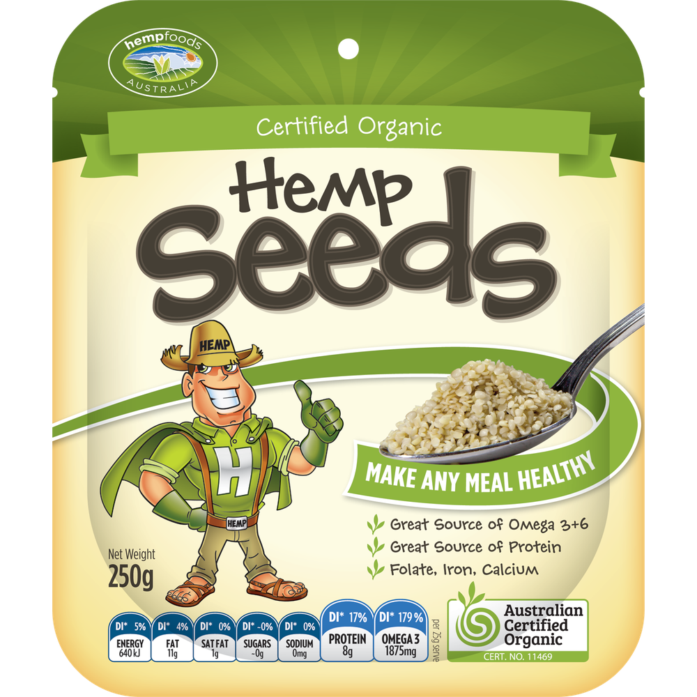 Hemp foods Australia Organic Hemp Seeds Hulled
