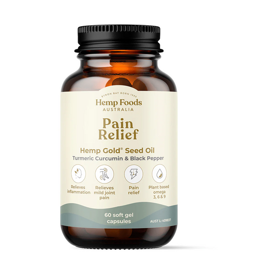 Hemp foods Australia Hemp Seed Oil with Turmeric