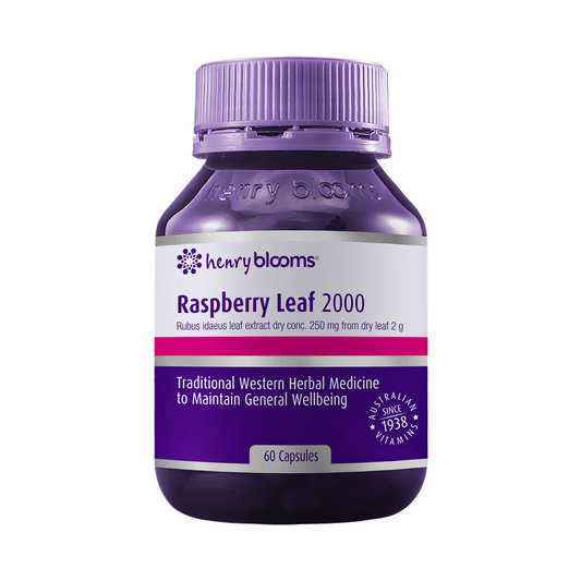 Henry Blooms Rasberry Leaf 2000mg