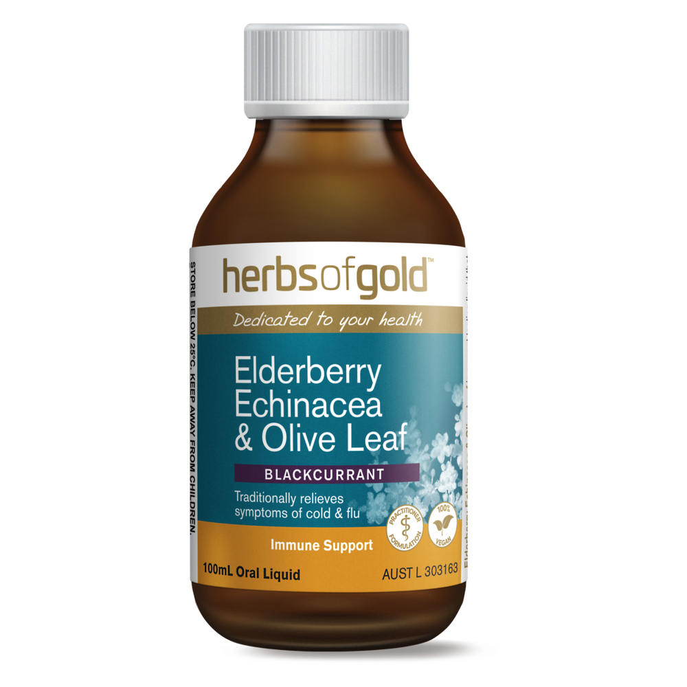 Herbs of Gold Elderberry Echinacea & Olive Leaf