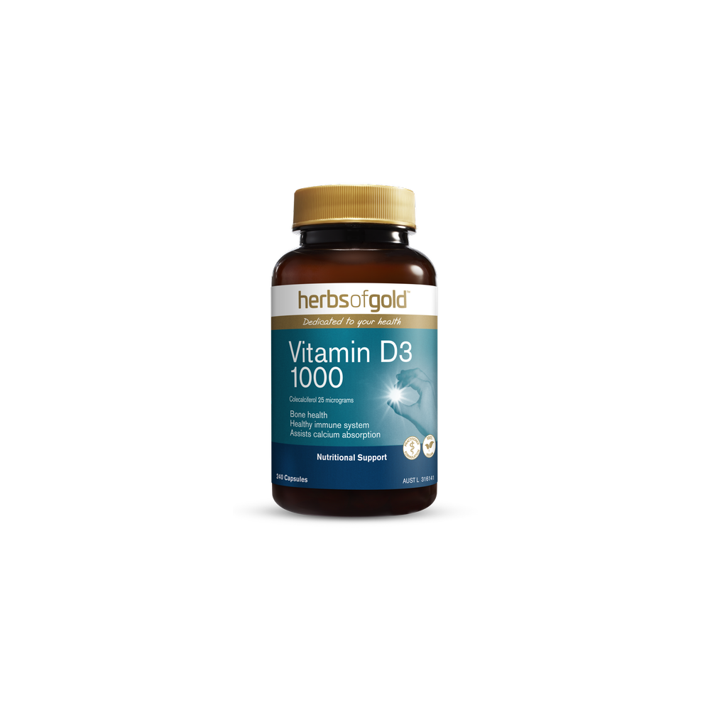 Herbs of Gold Vitamin D3 1000 Vegan
