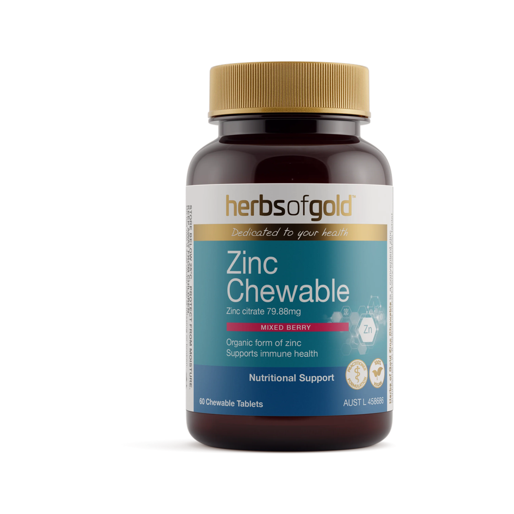 Herbs of Gold Zinc Chewable