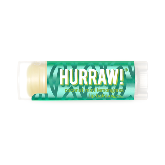 Hurraw! Lip Balm Coconut, Mint & Lemongrass