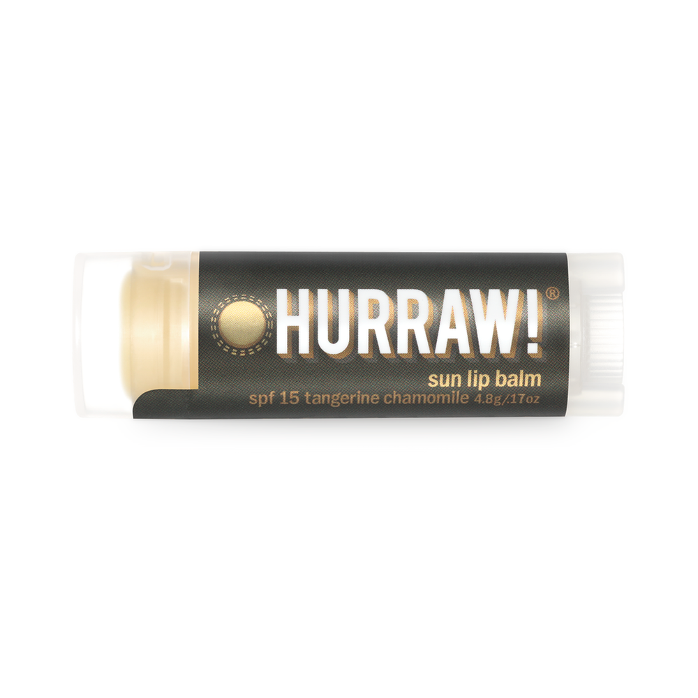 Hurraw! Lip Balm SPF15 Tangerine Chamomile