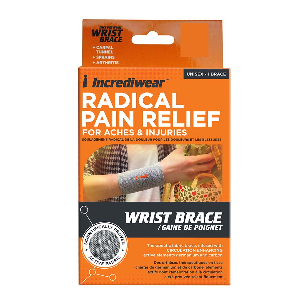 Incrediwear Wrist Brace - Large | G711B | 20-25cm