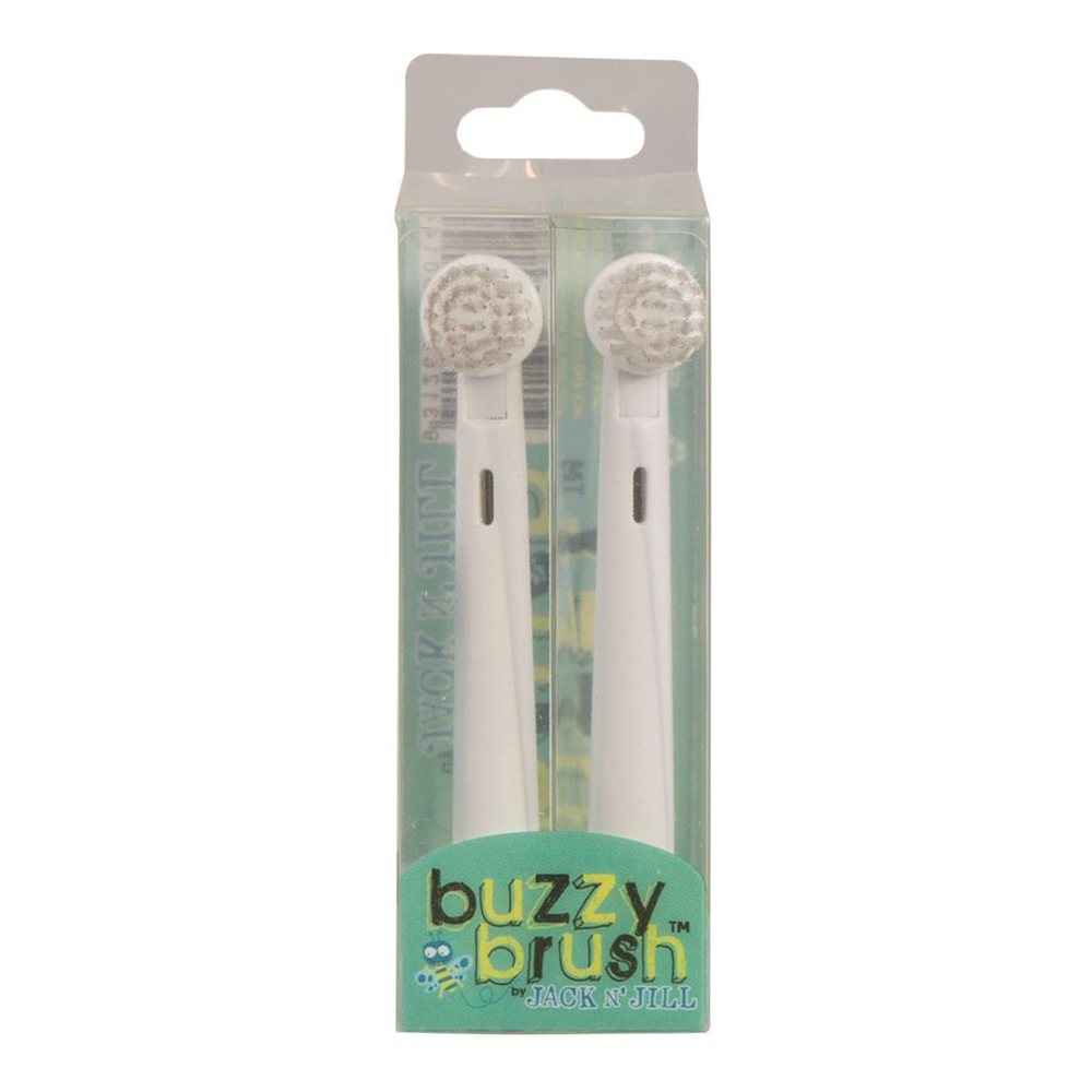 Jack n' Jill Buzzy Brush Replacement Heads for Electric Toothbrush