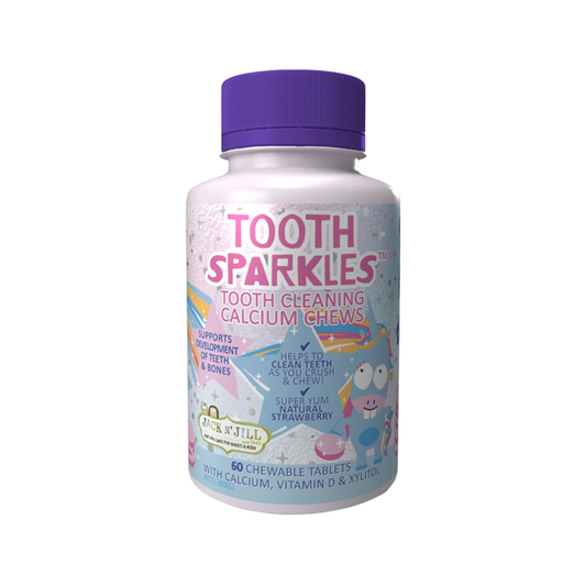 Jack n' Jill Tooth Sparkles (Tooth Cleaning Calcium Chews) Chewable Strawberry