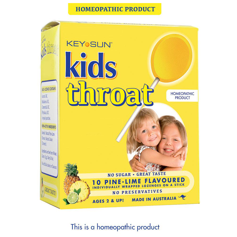 Key Sun Kids Lollipops Throat