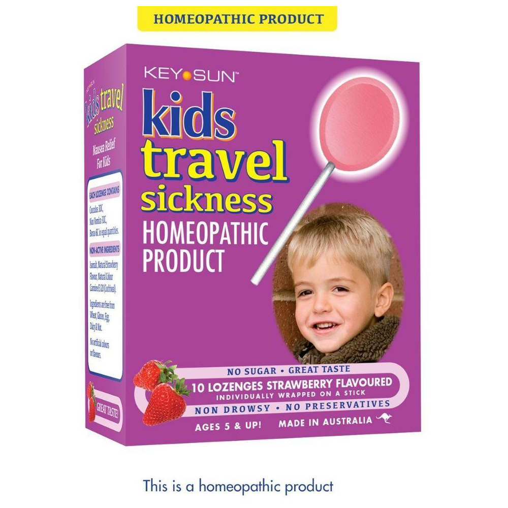 Key Sun Kids Lollipops Travel Sickness