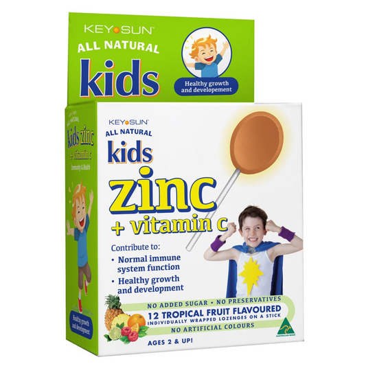 Key Sun Kids Pops Pops Zinc + Echinaceaa + Acerola 12's