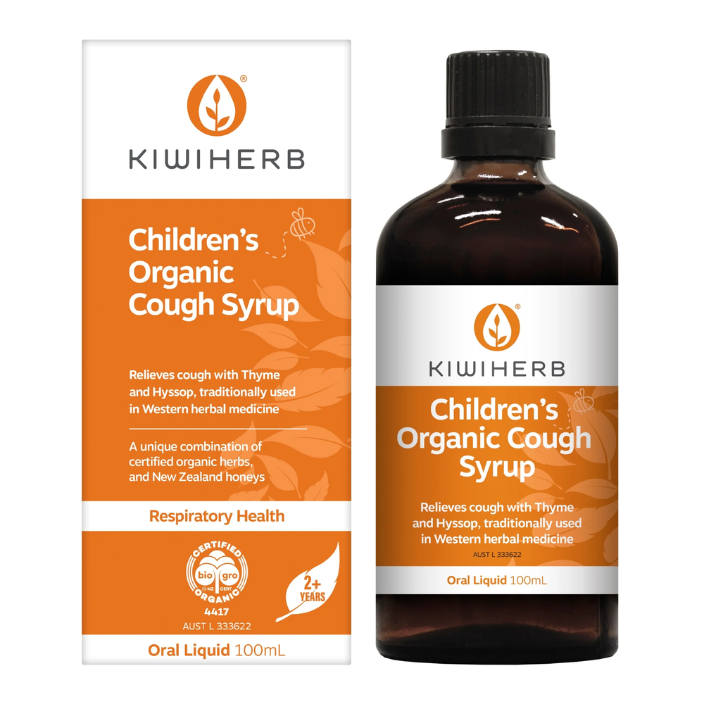 KiwiHerb Children's Organic Cough Syrup Oral Liquid
