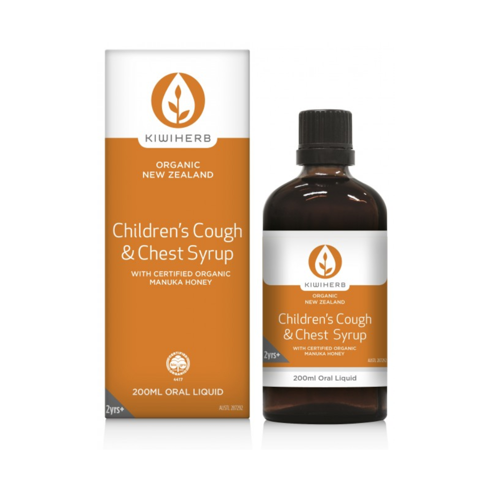 KiwiHerb Children's Organic Cough Syrup Oral Liquid