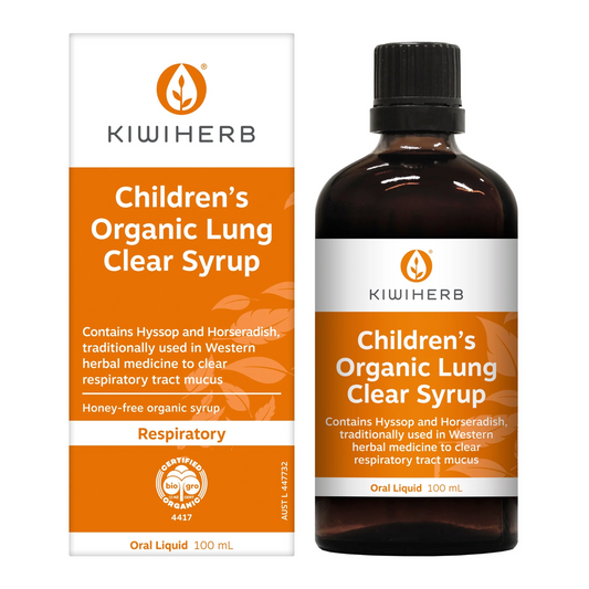 KiwiHerb Children's Organic Lung Clear Syrup