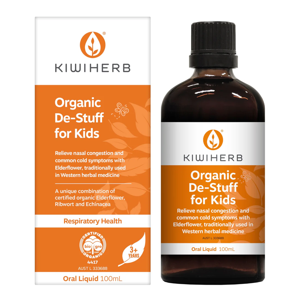 KiwiHerb Organic De-Stuff for Kids Oral Liquid