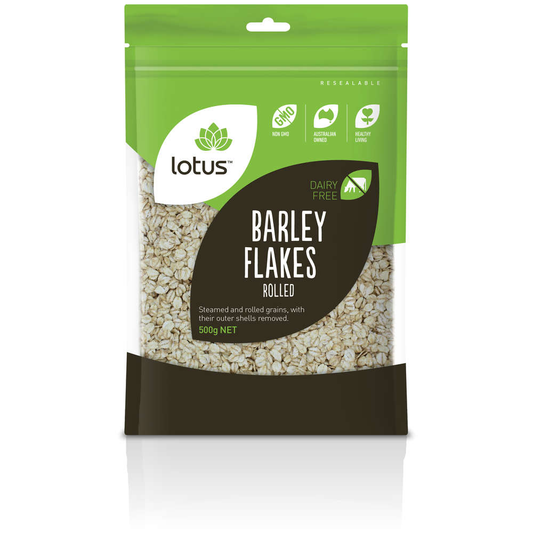 Lotus Foods Barley Flakes Rolled