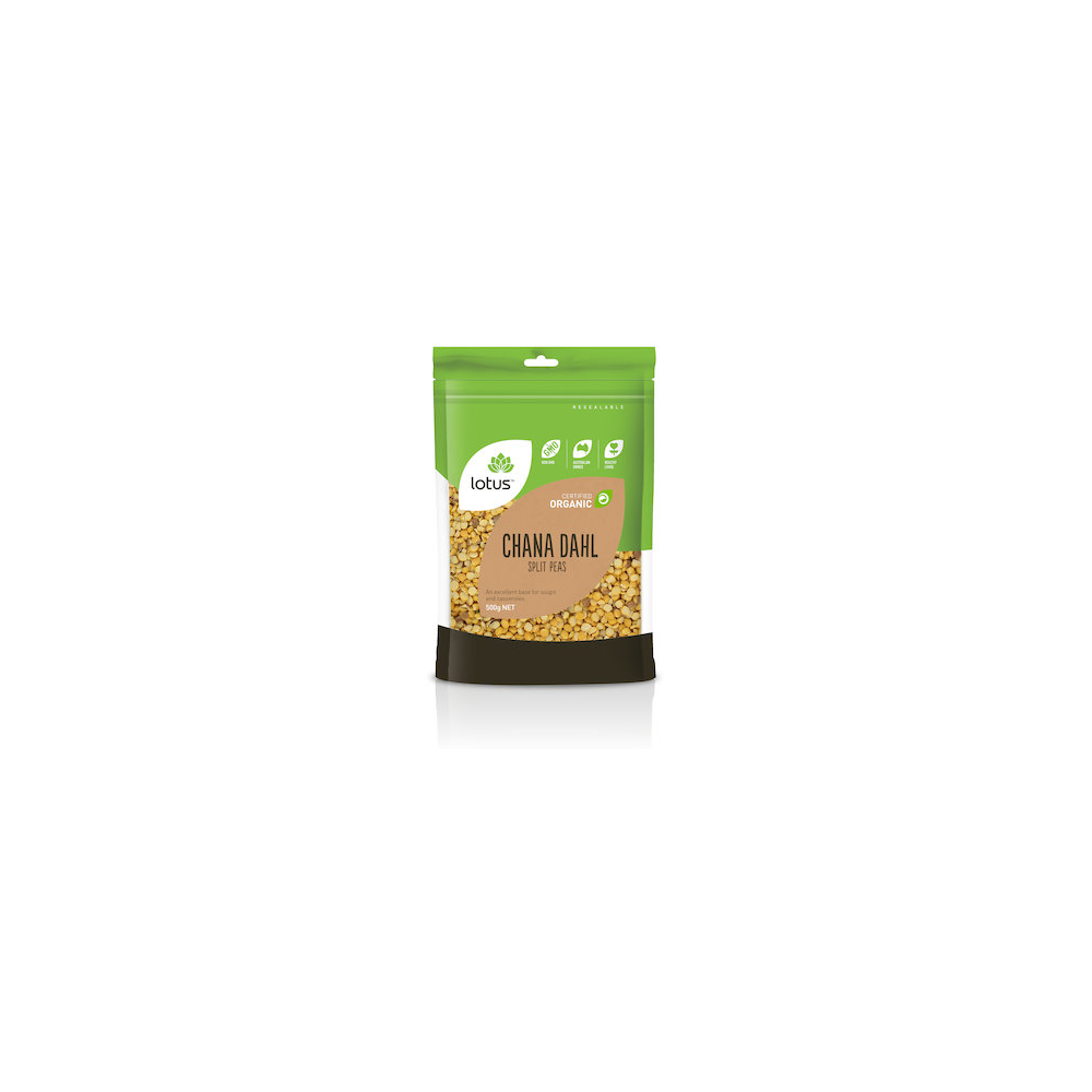 Lotus Foods Chana Dahl Spilt Peas Organic