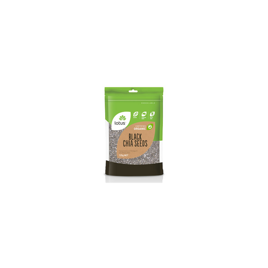 Lotus Foods Chia Seeds Black Organic Bag