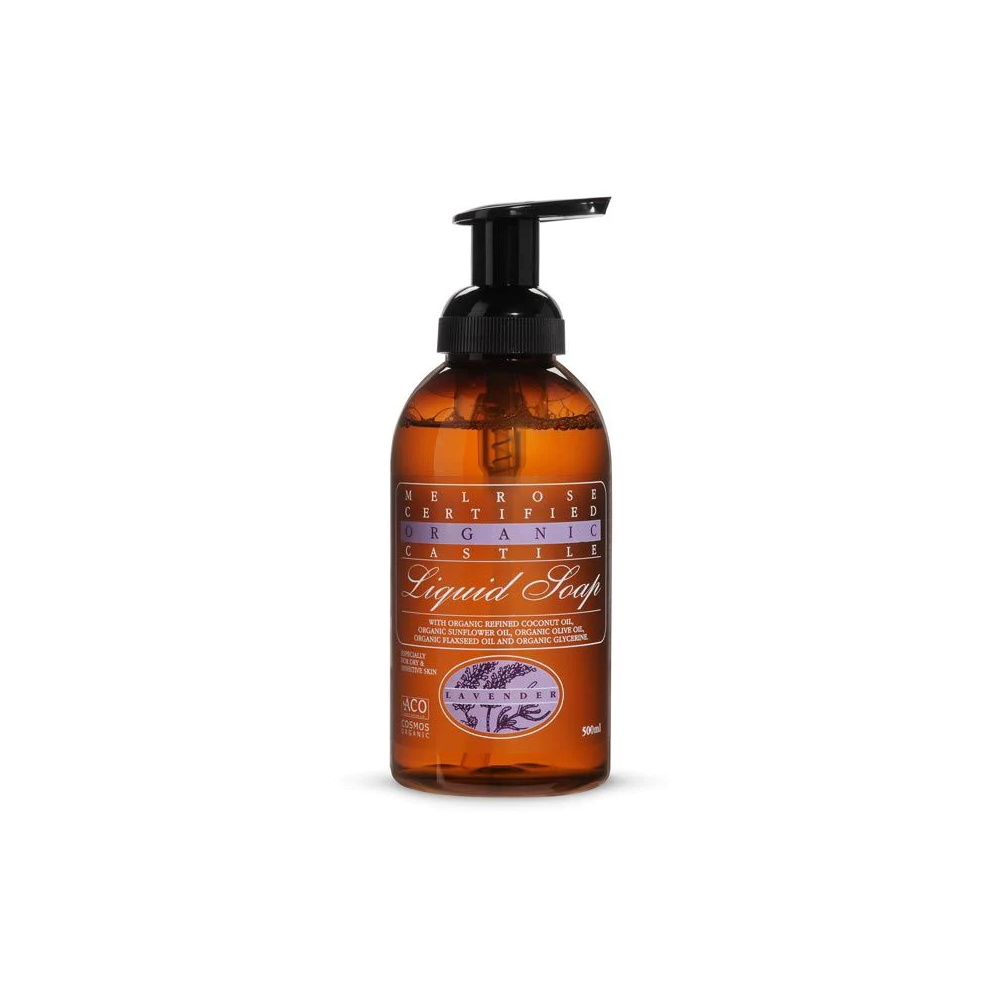 Melrose Organic Castile Soap Lavender Pump