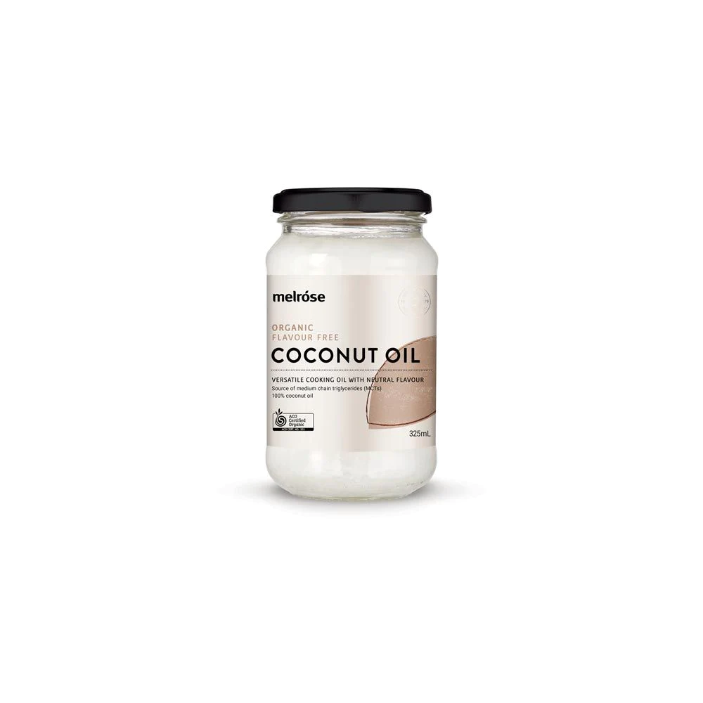 Melrose Organic Coconut Oil Flavour Free 325mL