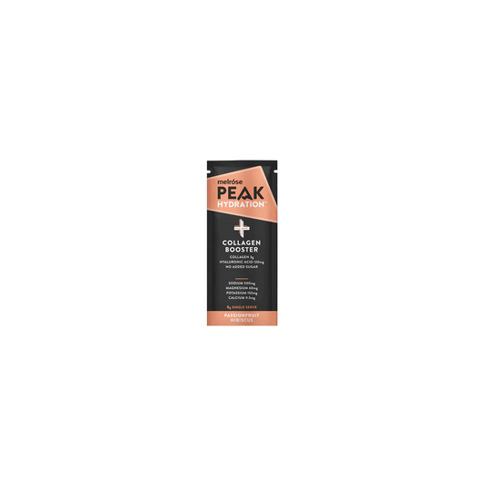 Melrose Peak Hydration + Collagen Booster Passionfruit Hibiscus Sachet