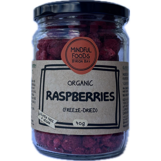 Mindful Foods Raspberries Freeze-dried Organic