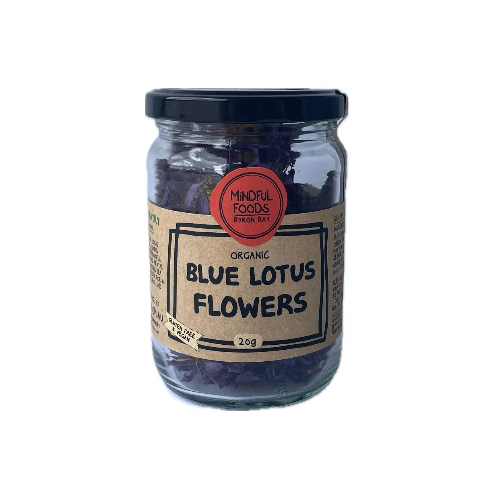 Mindful Foods Tea Blue Lotus Flowers Organic
