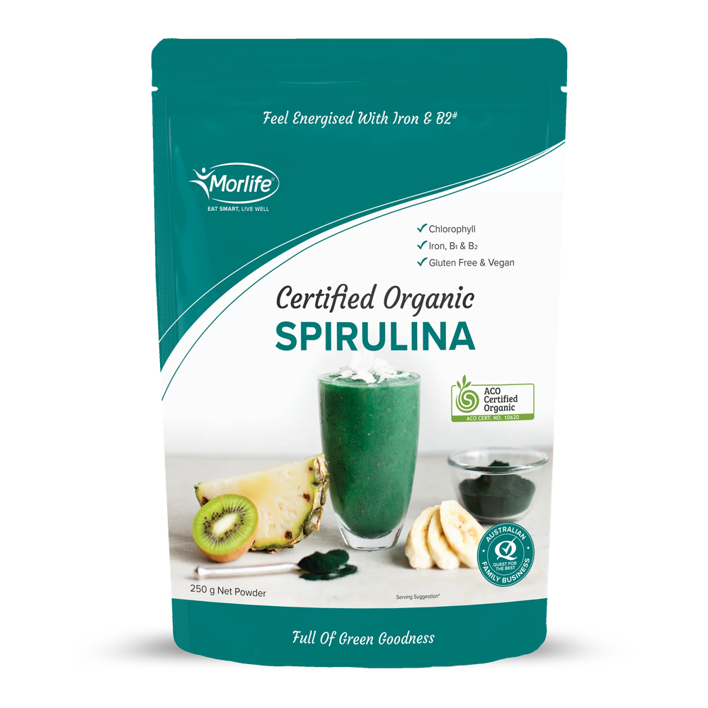 Morlife Spirulina Powder Cert. Organic