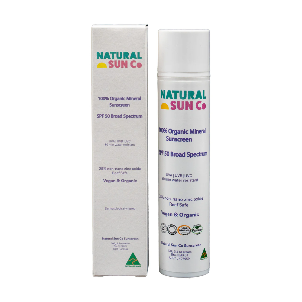 Natural Sun Co Broad Spectrum Organic Mineral Sunscreen SPF50