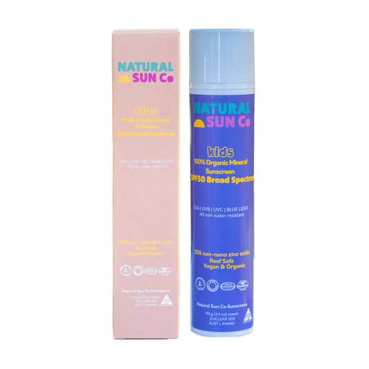 Natural Sun Co Kids Organic Mineral Sunscreen SPF50