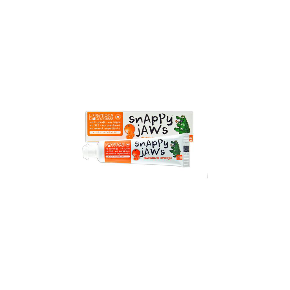 Nature's Goodness Snappy Jaws Toothpaste Orange