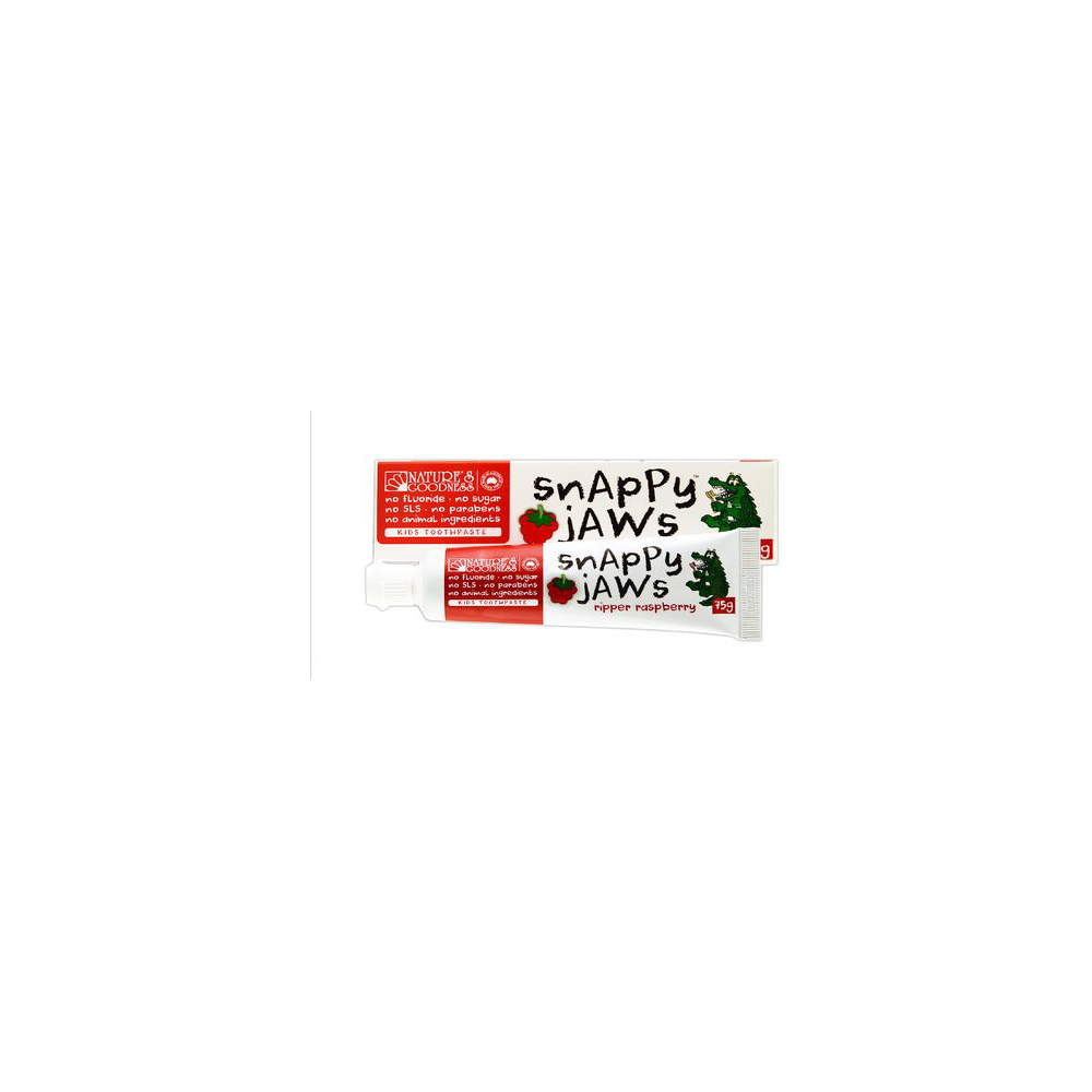 Nature's Goodness Snappy Jaws Toothpaste Ripper Raspberry
