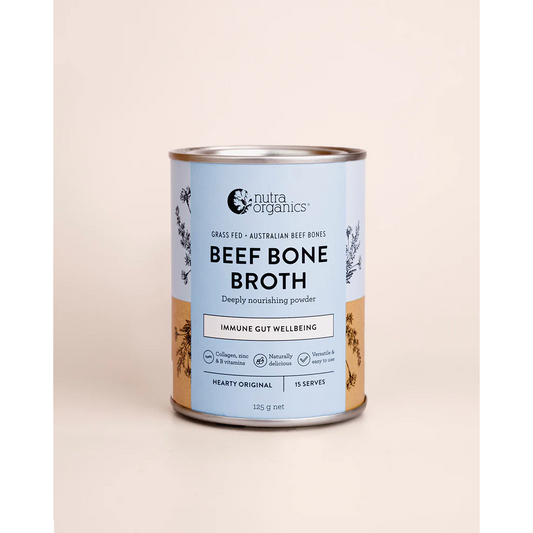 NutraOrganics Beef Bone Broth Powder Hearty Original