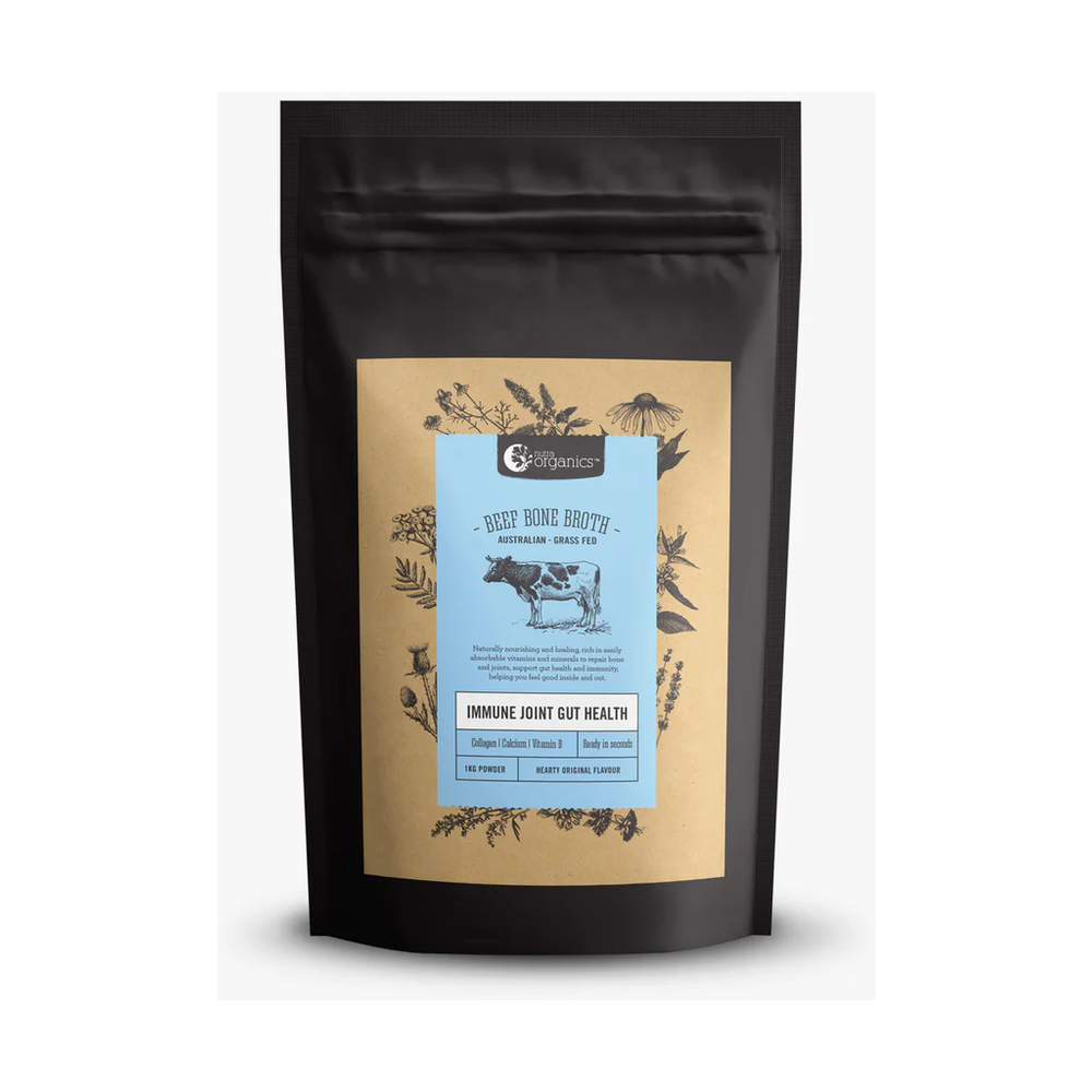 NutraOrganics Beef Bone Broth Powder Hearty Original