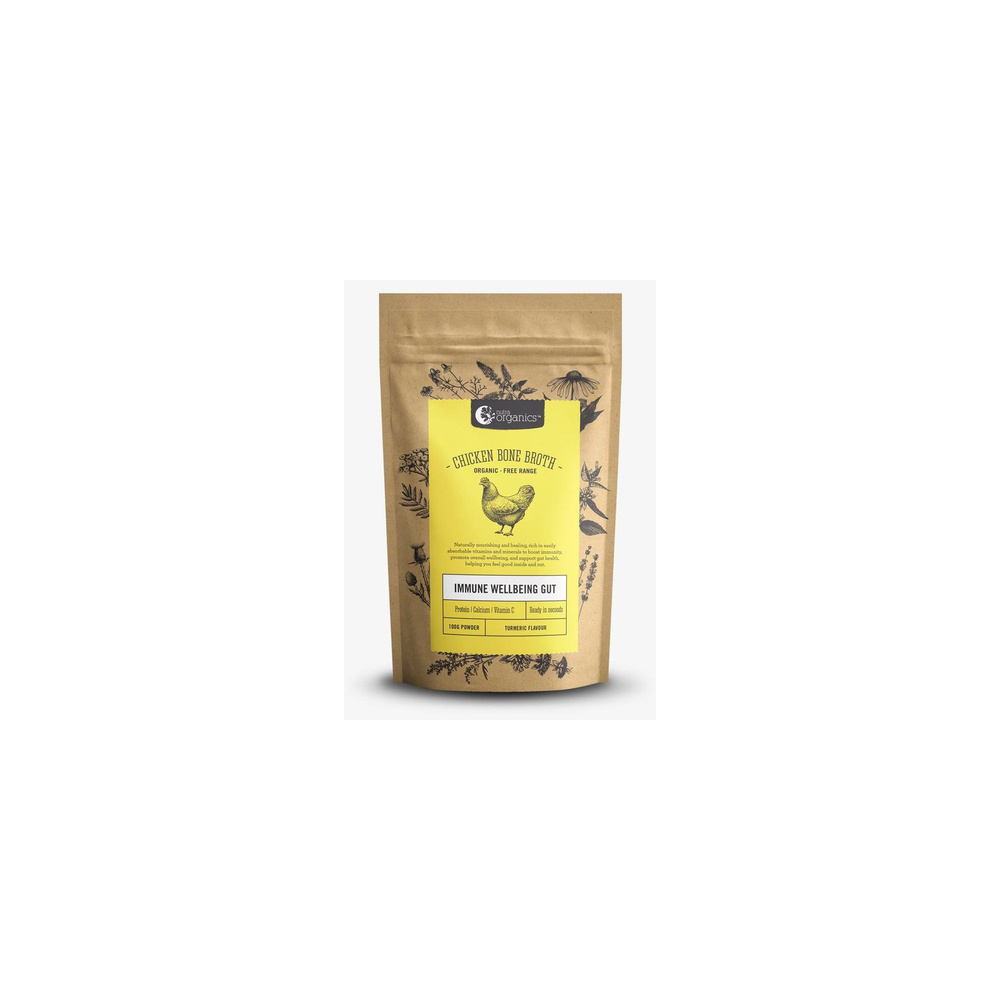 NutraOrganics Chicken Bone Broth Powder Turmeric